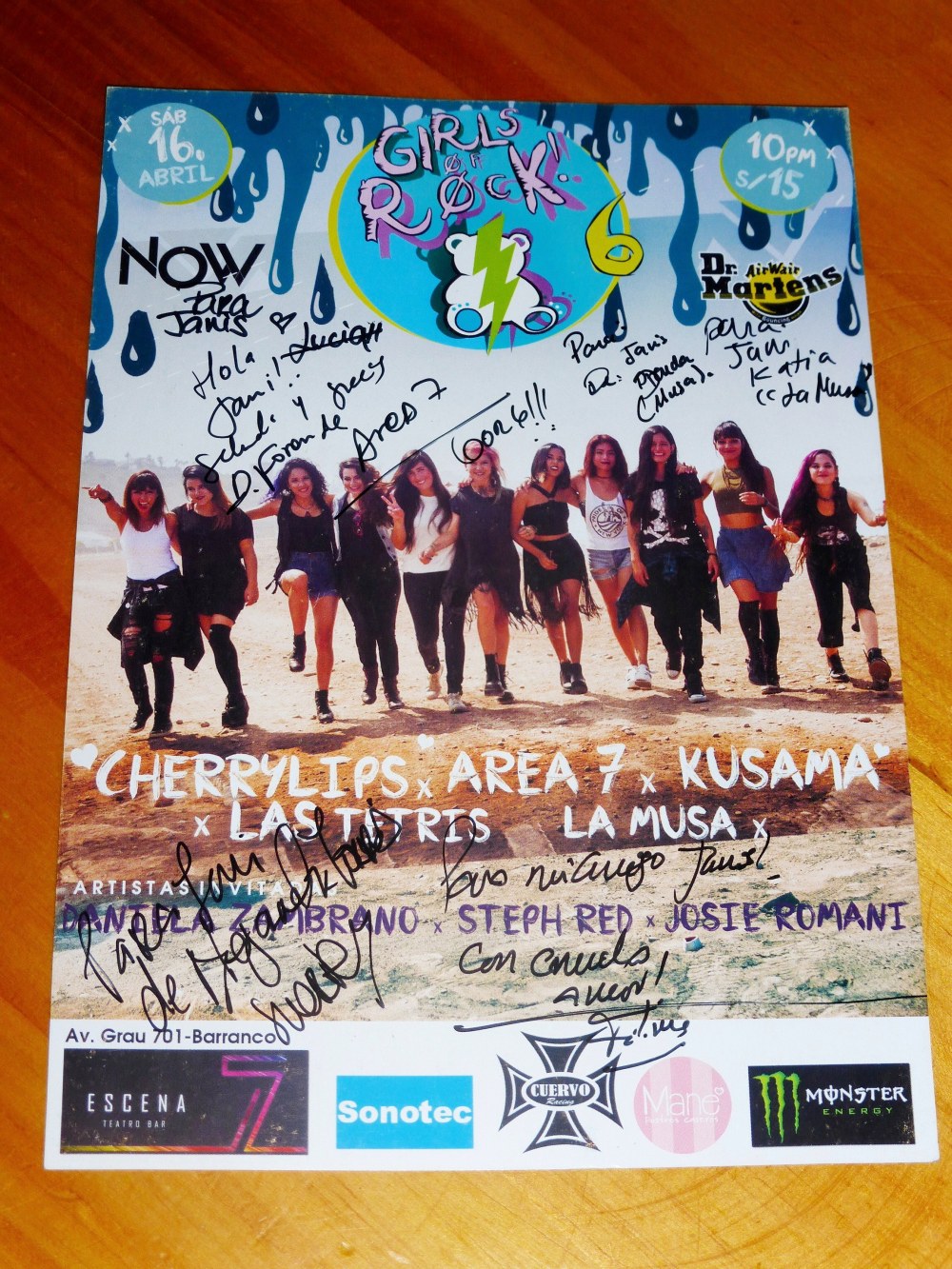 1 Autógrafos de las chicas